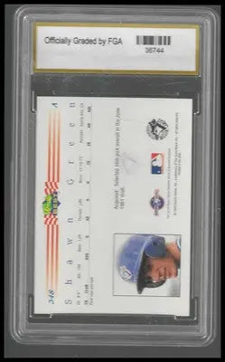 1992 Classic Best #348 Shawn Green Dunedin Blue Jays FGA GEM/MT 10 - Baseball Card Single