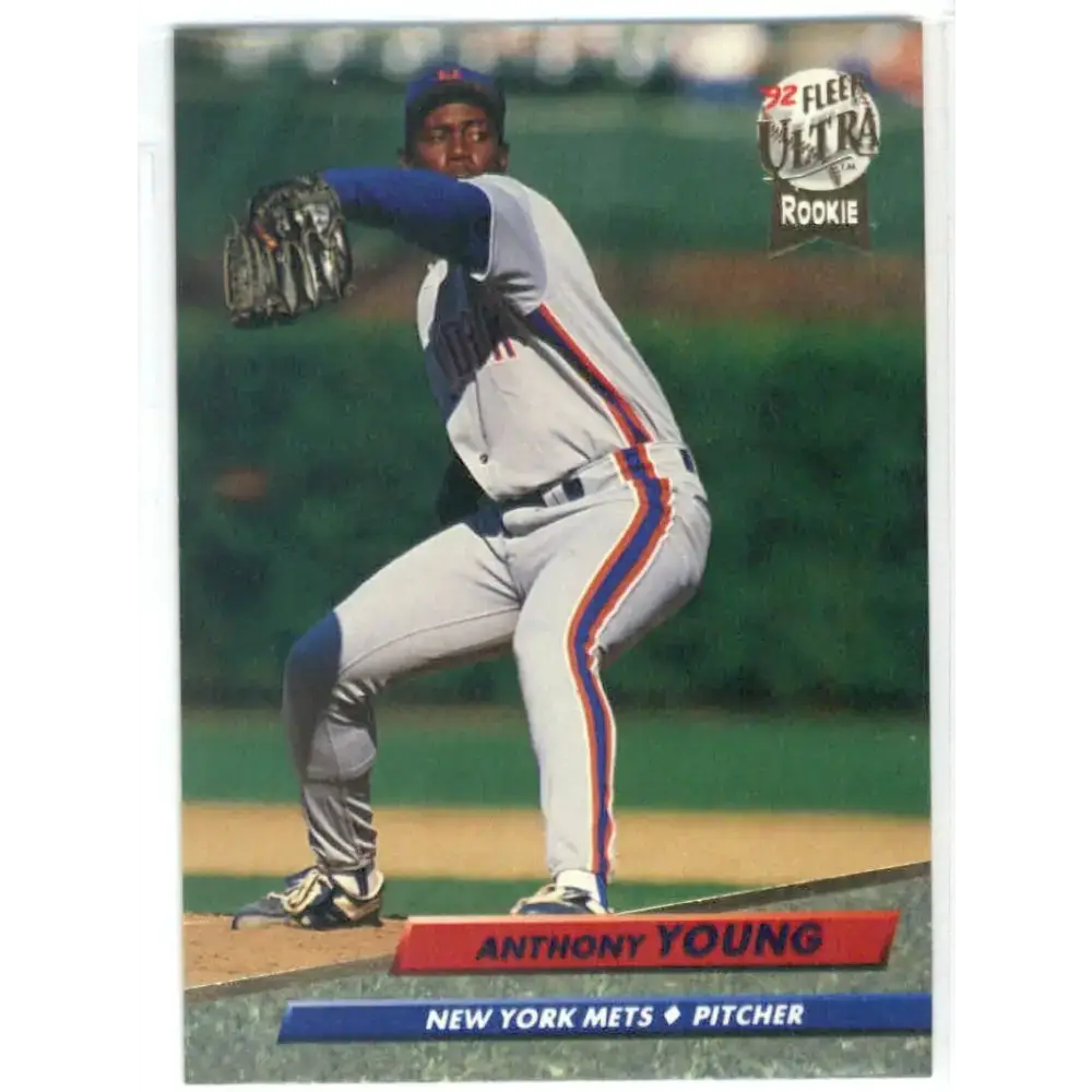1992 Fleer Ultra #238 Anthony Young NM-MT New York Mets Baseball Card - Baseball Card Single
