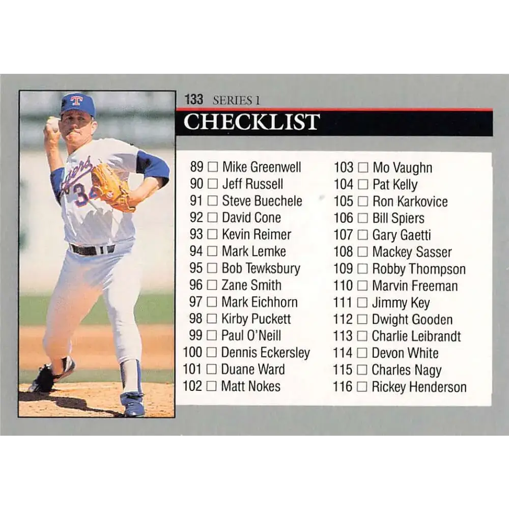 1992 Leaf #133 Nolan Ryan CL NM-MT Texas Rangers Baseball Card - Baseball Card Single
