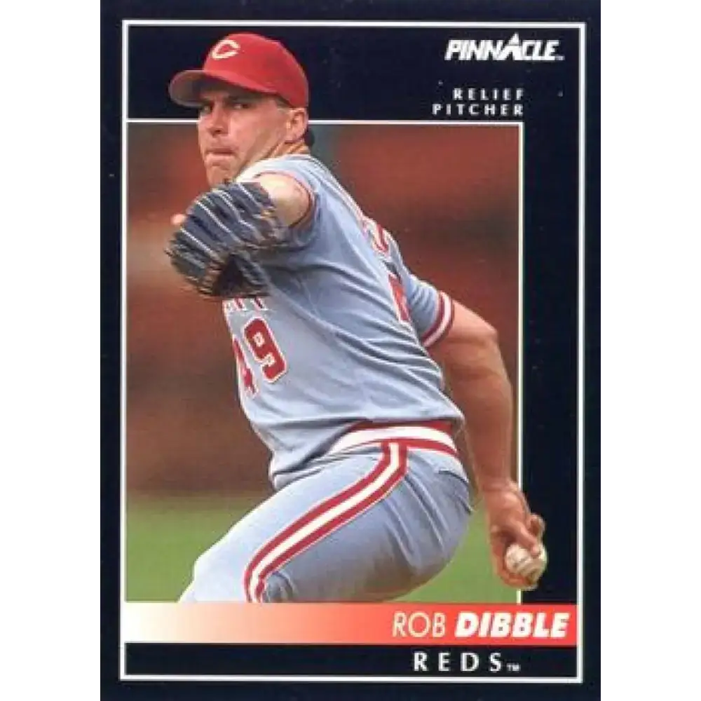 1992 Pinnacle #180 Rob Dibble EX Cincinnati Reds Baseball Card - Baseball Card Single