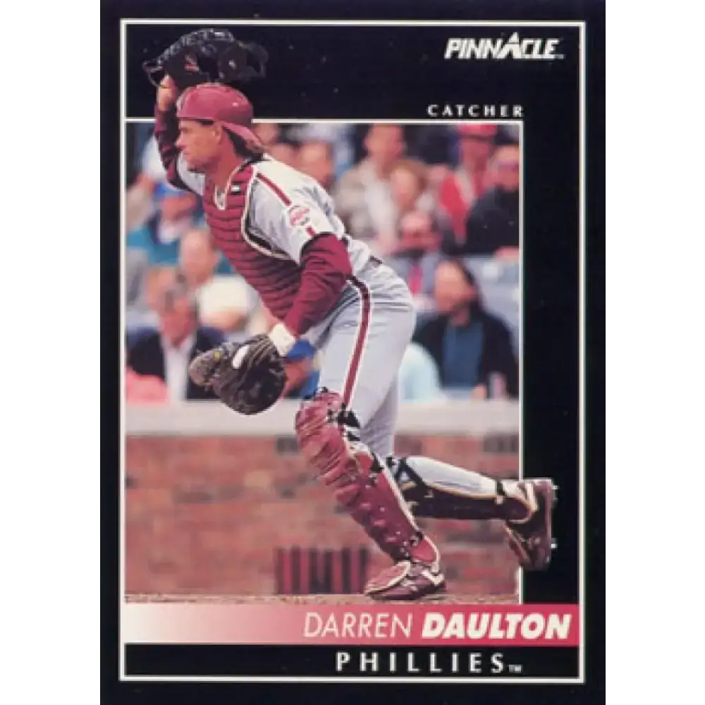 1992 Pinnacle #241 Darren Daulton EX Philadelphia Phillies Baseball Card - Baseball Card Single
