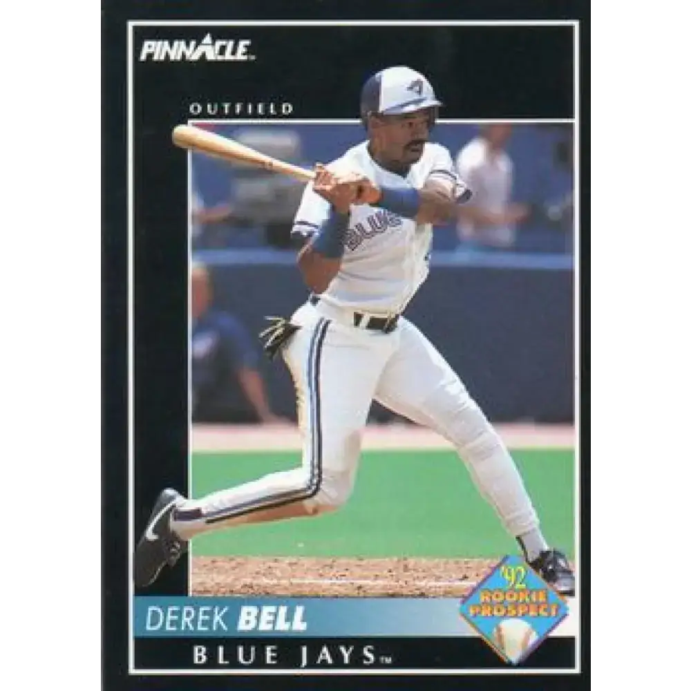 1992 Pinnacle #250 Derek Bell EX Toronto Blue Jays Baseball Card - Baseball Card Single