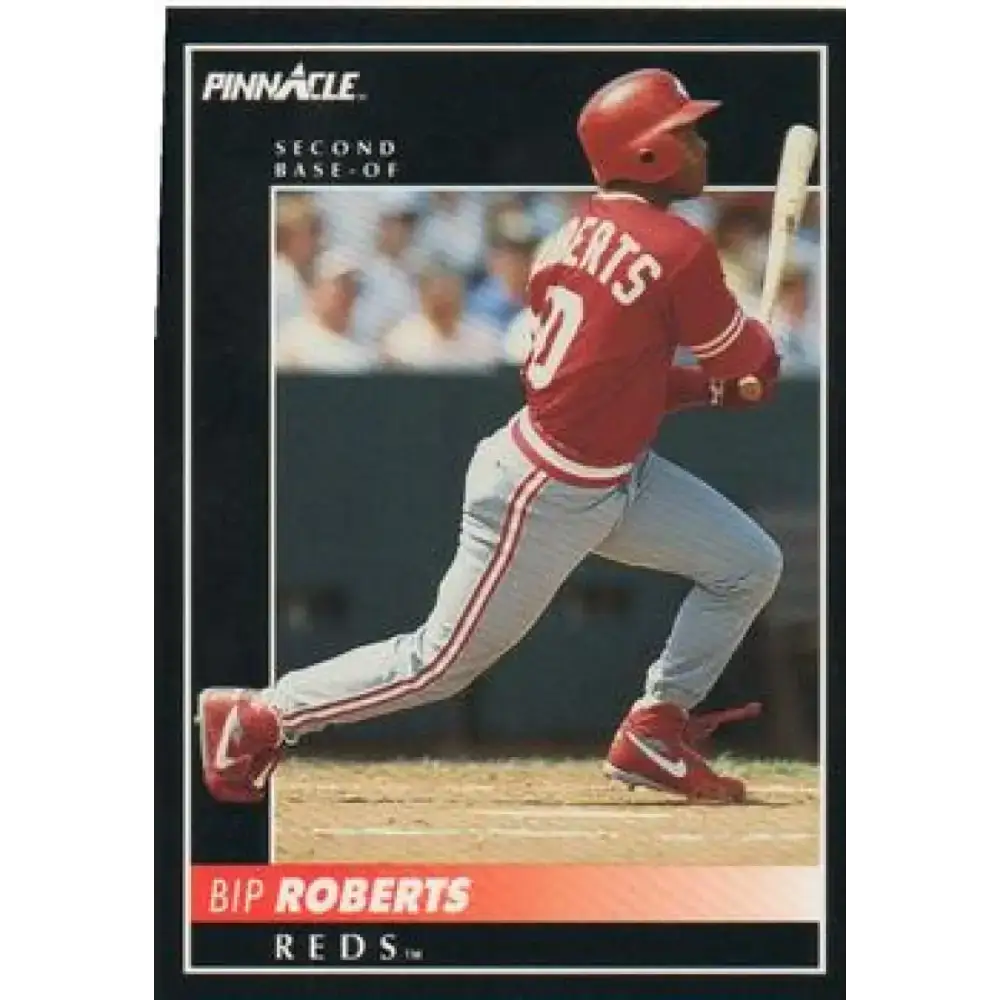 1992 Pinnacle #404 Bip Roberts EX Cincinnati Reds Baseball Card - Baseball Card Single
