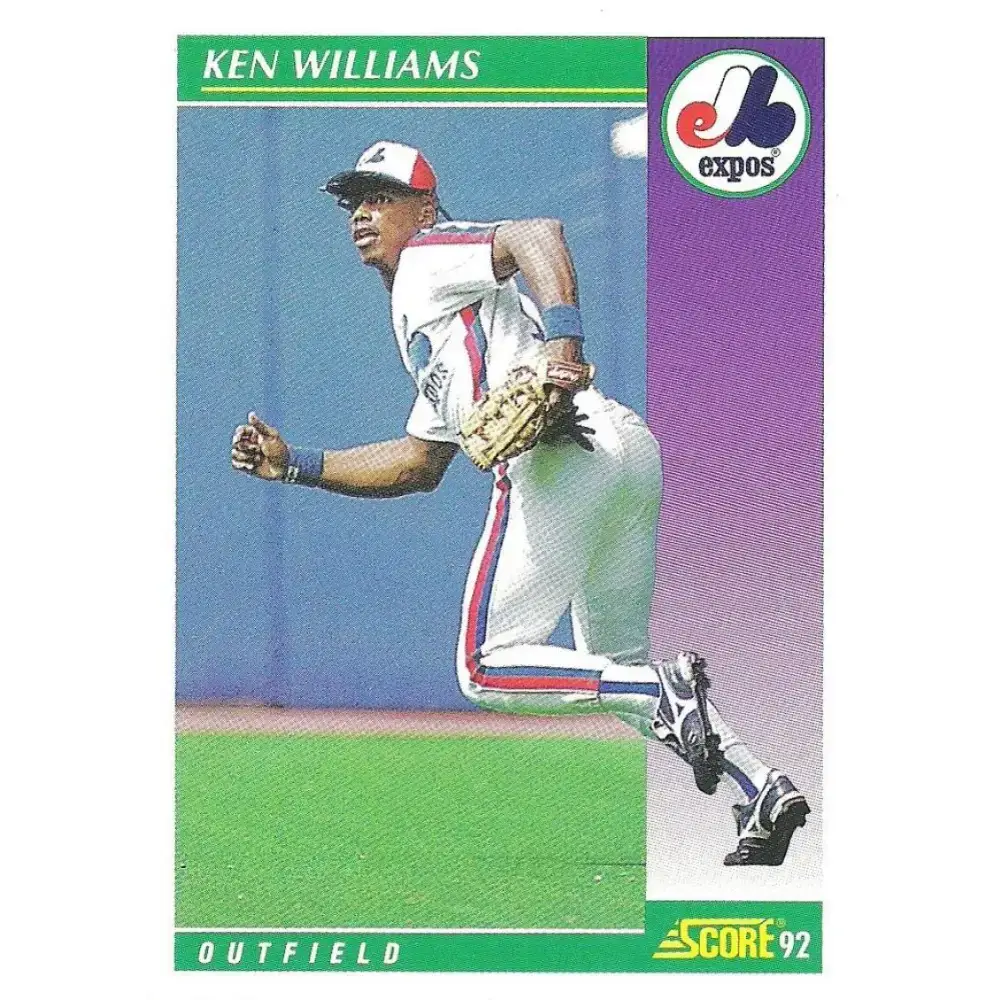 1992 Score #354 Ken Williams NM-MT Montreal Expos Baseball Card - Baseball Card Single