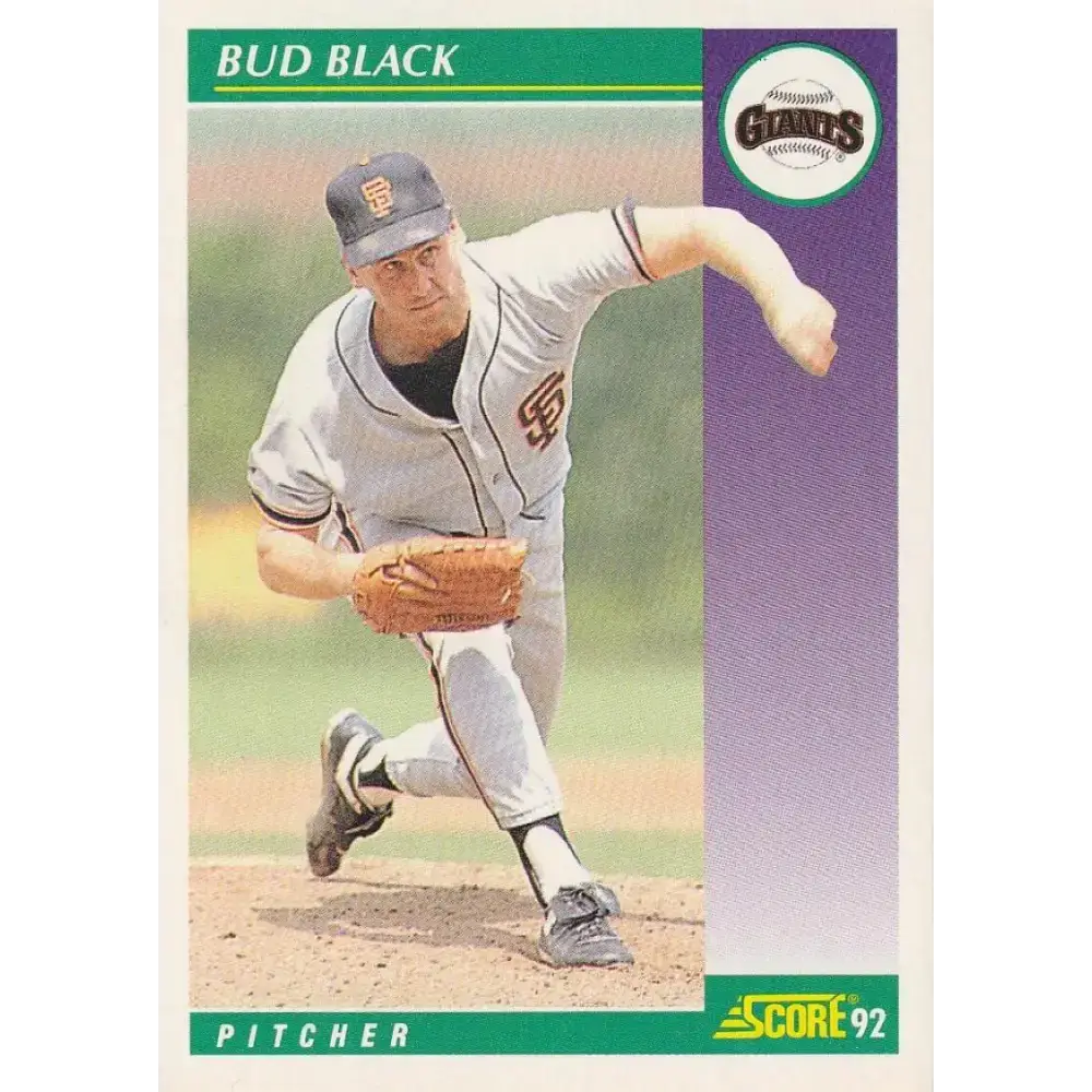 1992 Score #358 Bud Black NM-MT San Francisco Giants Baseball Card - Baseball Card Single