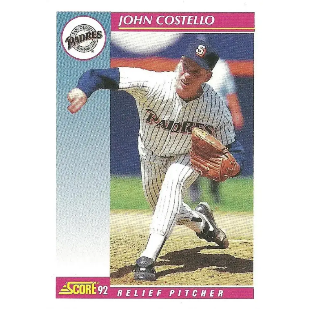 1992 Score #614 John Costello NM-MT San Diego Padres Baseball Card - Baseball Card Single
