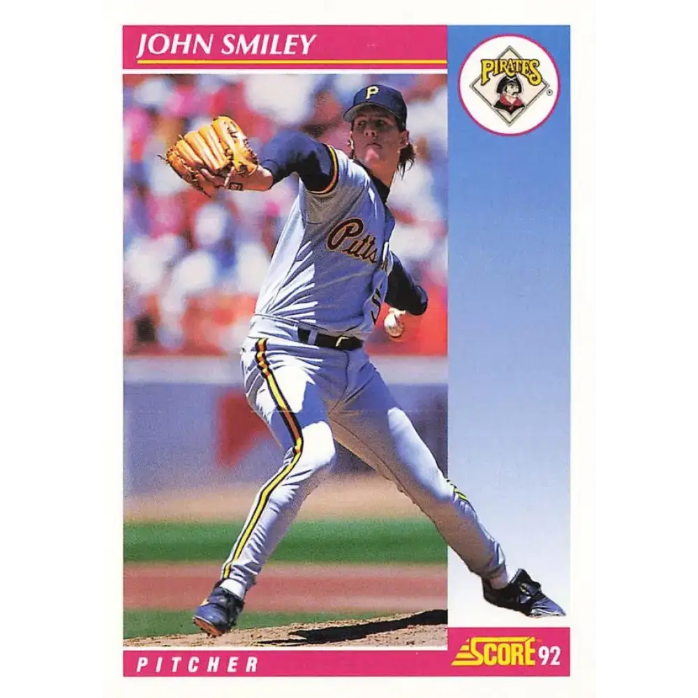 1992 Score #659 John Smiley NM-MT Pittsburgh Pirates Baseball Card - Baseball Card Single