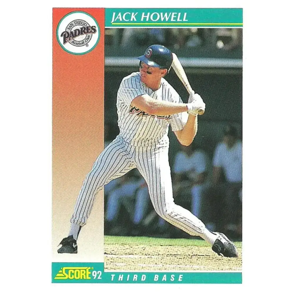 1992 Score #706 Jack Howell NM-MT San Diego Padres Baseball Card - Baseball Card Single