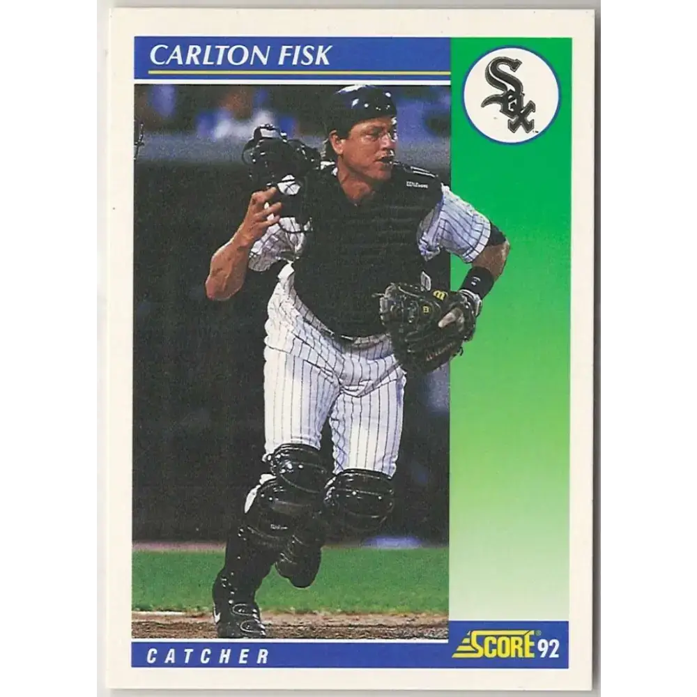 1992 Score #72 Carlton Fisk NM-MT Chicago White Sox Baseball Card - Baseball Card Single