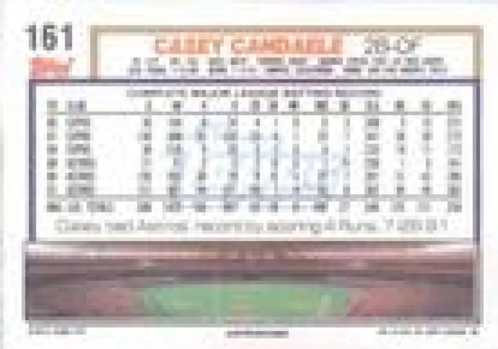 1992 Topps Micro #161 Casey Candaele NM-MT Houston Astros Baseball Card - Baseball Card Single