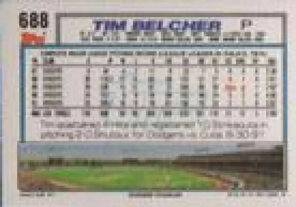 1992 Topps Micro #688 Tim Belcher NM-MT Los Angeles Dodgers Baseball Card - Baseball Card Single