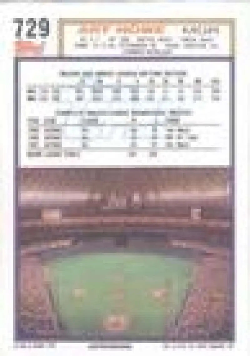 1992 Topps Micro #729 Art Howe NM-MT Houston Astros Baseball Card - Baseball Card Single