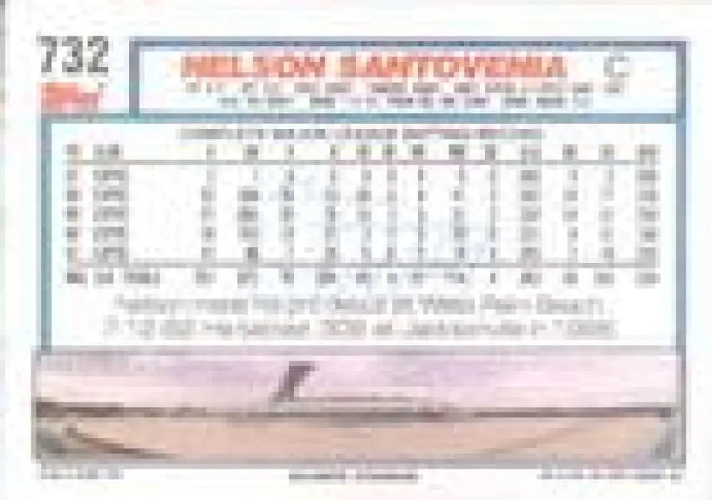 1992 Topps Micro #732 Nelson Santovenia NM-MT Montreal Expos Baseball Card - Baseball Card Single