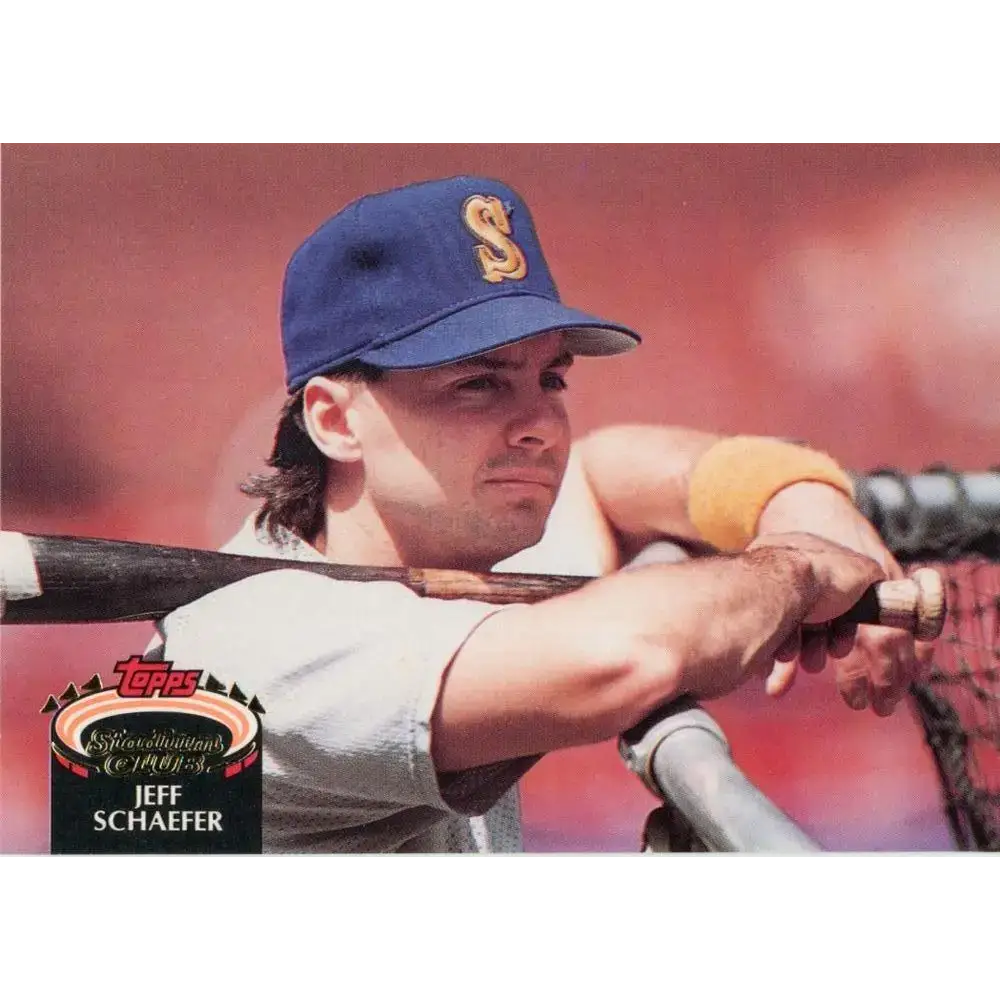 1992 Topps Stadium Club #108 Jeff Schaefer NM-MT Seattle Mariners Baseball Card - Baseball Card Single
