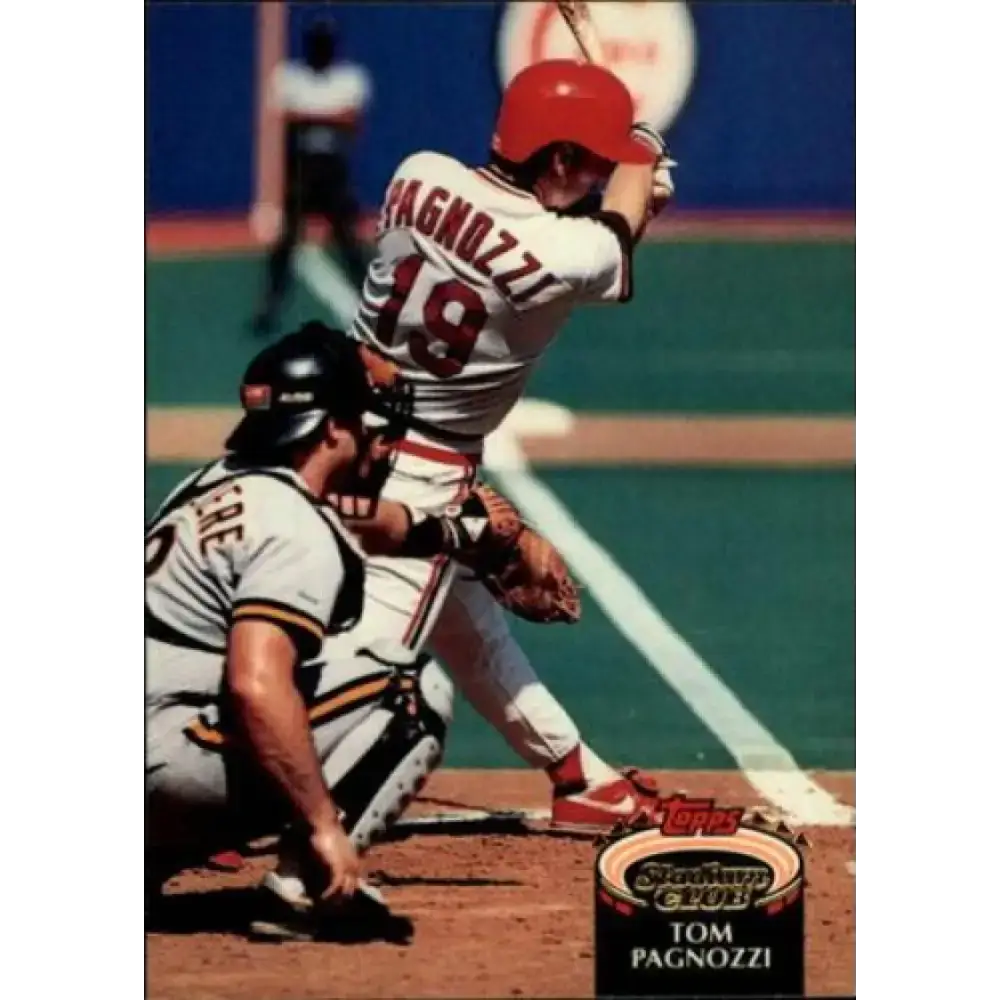 1992 Topps Stadium Club #162 Tom Pagnozzi NM-MT St. Louis Cardinals Baseball Card - Baseball Card Single