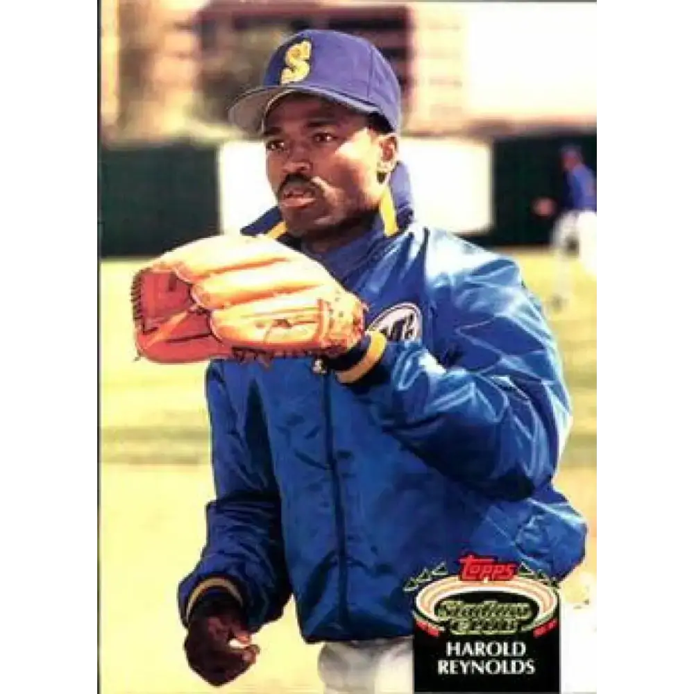 1992 Topps Stadium Club #181 Harold Reynolds NM-MT Seattle Mariners Baseball Card - Baseball Card Single