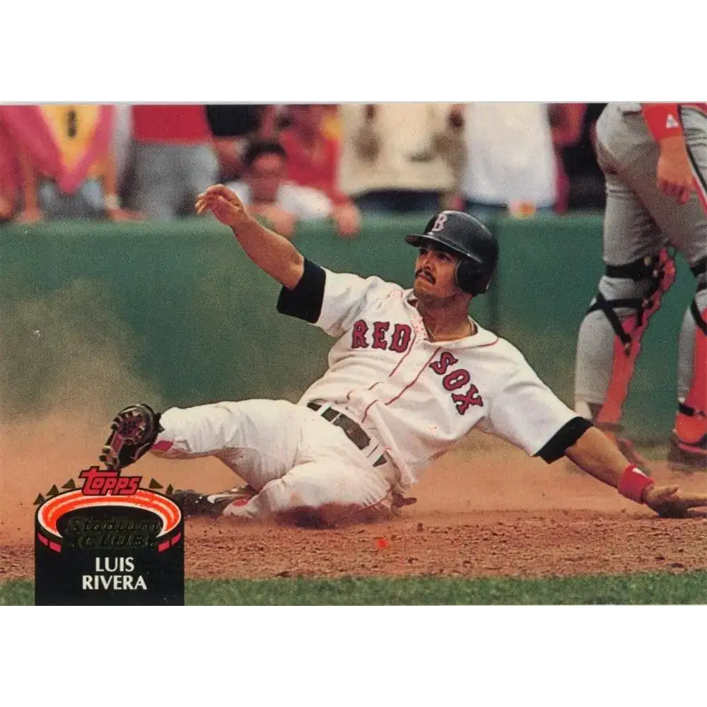 1992 Topps Stadium Club #255 Luis Rivera NM-MT Boston Red Sox Baseball Card - Baseball Card Single