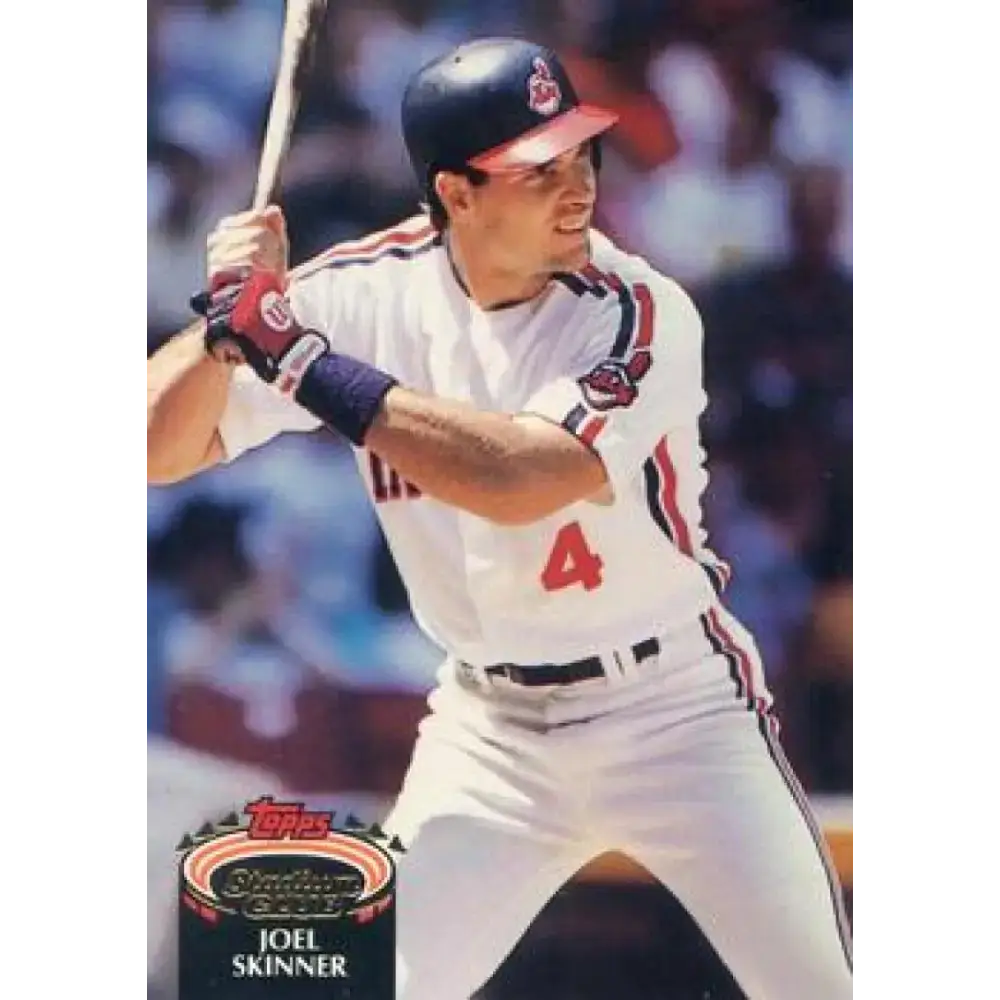 1992 Topps Stadium Club #278 Joel Skinner NM-MT Cleveland Indians Baseball Card - Baseball Card Single