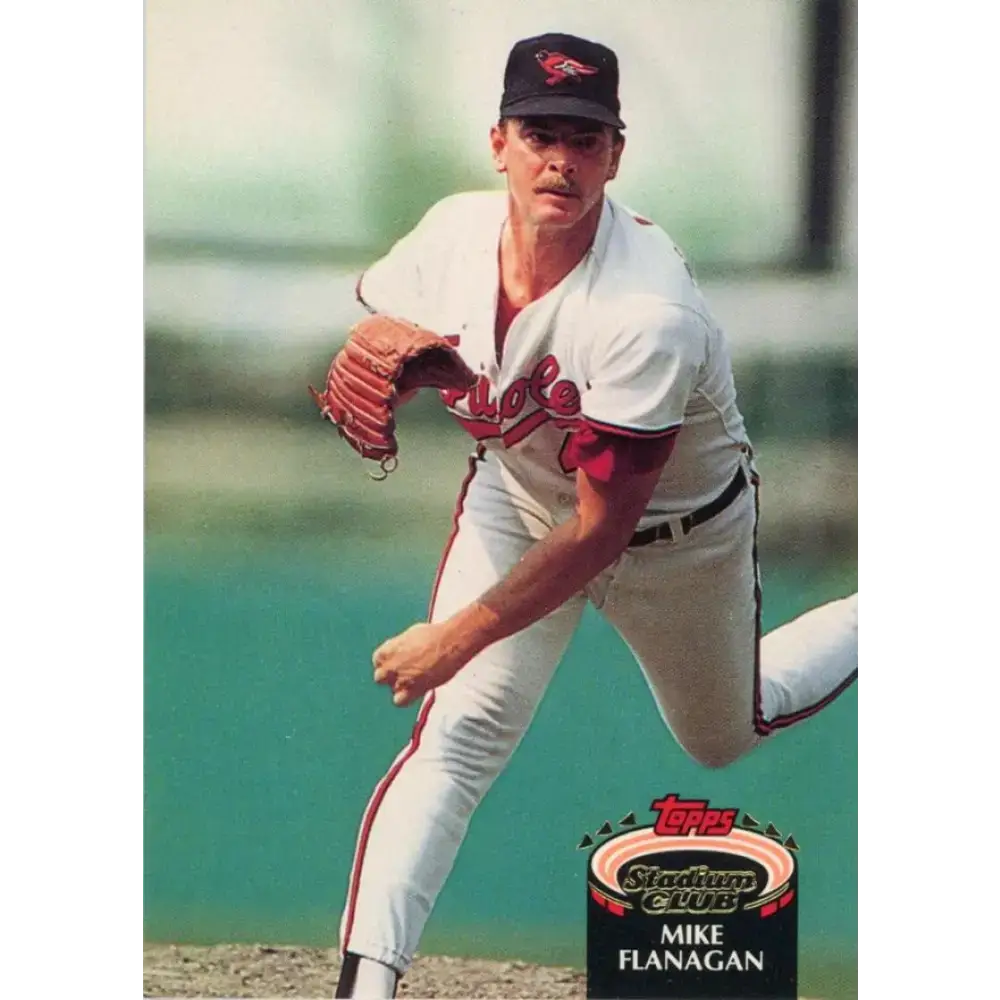 1992 Topps Stadium Club #30 Mike Flanagan NM-MT Baltimore Orioles Baseball Card - Baseball Card Single