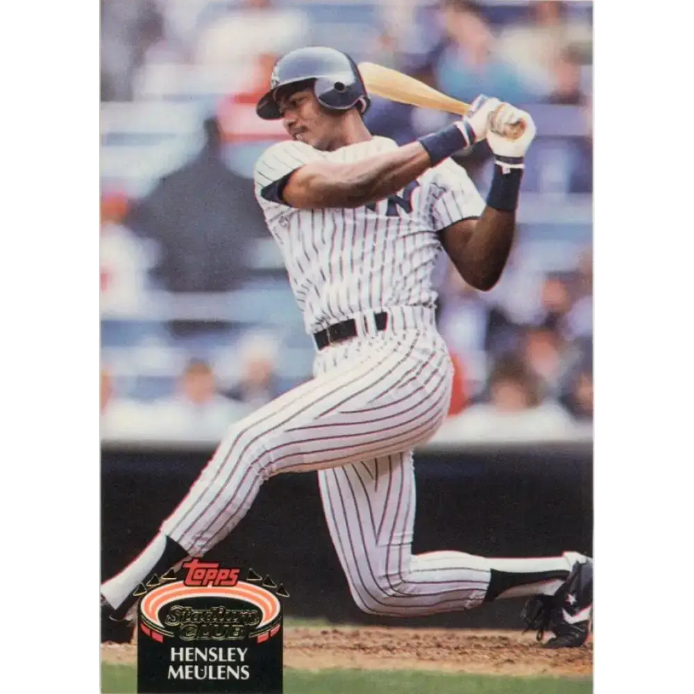 1992 Topps Stadium Club #64 Hensley Meulens NM-MT New York Yankees Baseball Card - Baseball Card Single