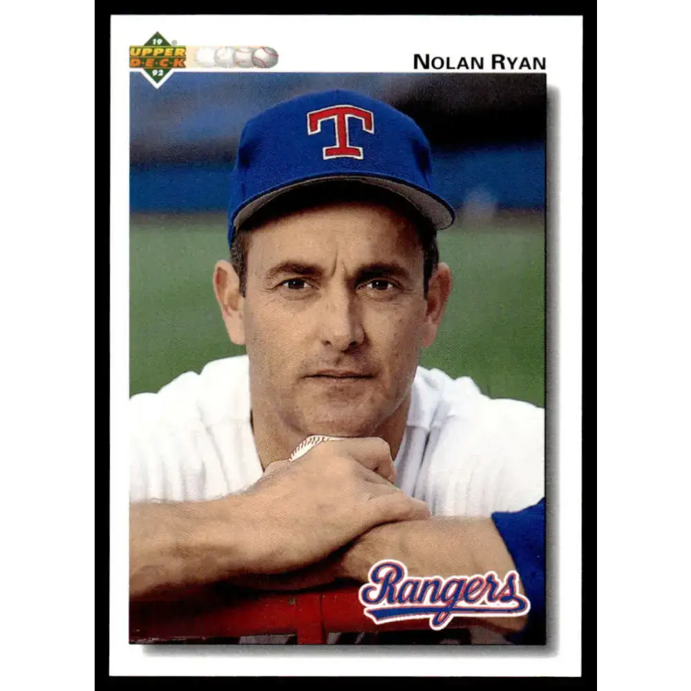 1992 Upper Deck #655 Nolan Ryan EX/NM Texas Rangers Baseball Card