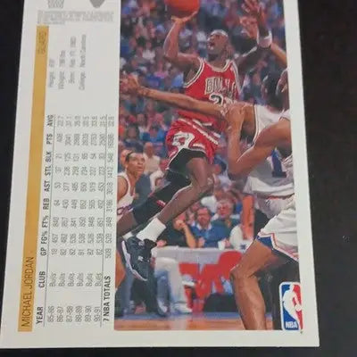1992 Upper Deck - Michael Jordan Chicago Bulls #44. NBA. NRMT+ - Basketball Card Single