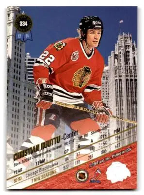 1993-94 Leaf #334 Christian Ruuttu - Hockey Card Single