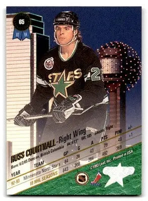1993-94 Leaf #65 Russ Courtnall - Hockey Card Single