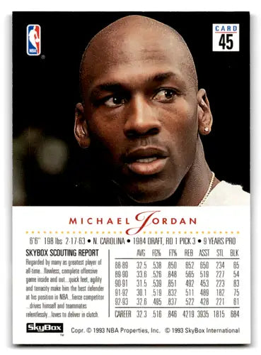 Michael Jordan basketball card with original gloss in mint Bulls condition