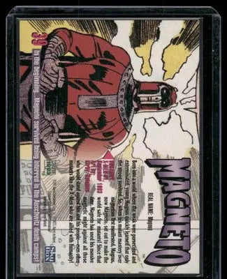 1993 SkyBox Marvel Masterpieces Magneto #39 - Marvel Card Single