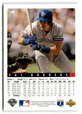 1993 Upper Deck #149 Pat Borders - Baseball Card Single