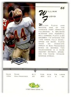 1994-95 Classic Assets #66 William Floyd - Football Card Single