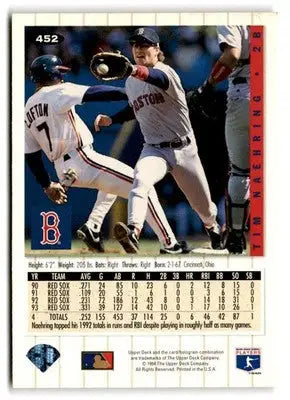 1994 Collector’s Choice #452 Tim Naehring - Baseball Card Single
