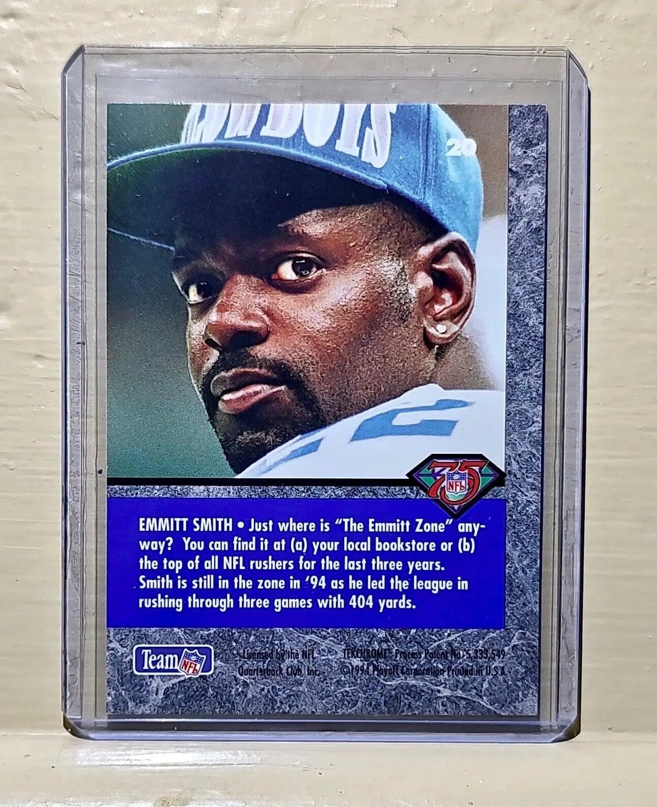 1994 Emmitt Smith Quarterback Club Playoff Contenders #20 NFL Card Cowboys - Football Card Single