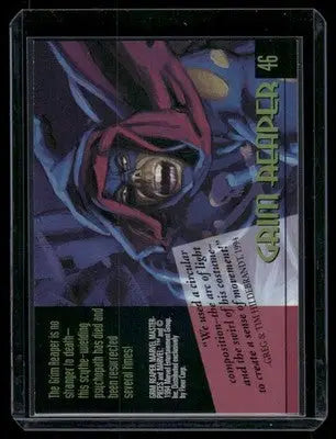 1994 Fleer Marvel Masterpieces Grim Reaper #46 - Marvel Card Single