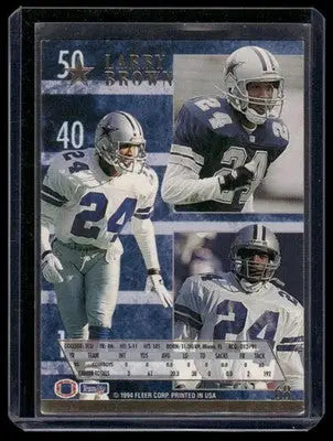 1994 Fleer Ultra Larry Brown #68 Football - Football Card Single