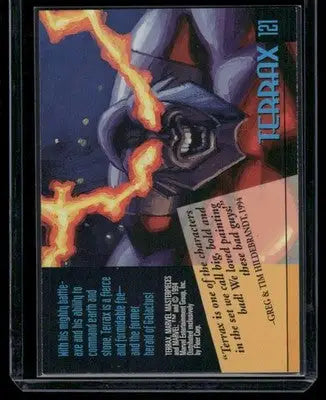 1994 Marvel Masterpieces Terrax #121 - Marvel Card Single