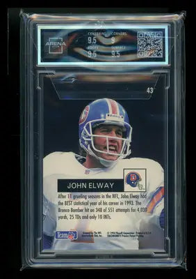 1994 Playoff John Elway #43 Football Arena Club 9.5 - Football Card Single