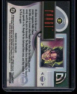 1994 SkyBox DC Master Series Faust #81 - DC Card Single