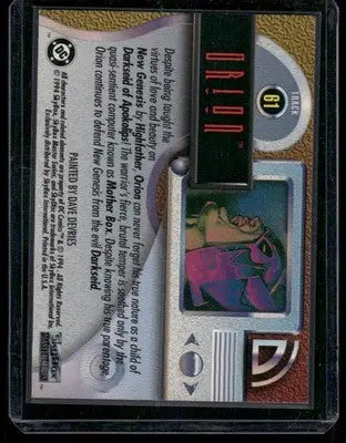 1994 SkyBox DC Master Series Orion #61 - DC Card Single