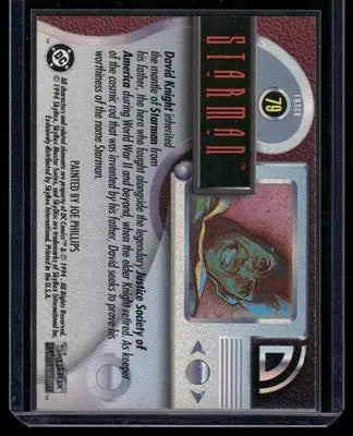 1994 SkyBox DC Master Series Starman #78 - DC Card Single