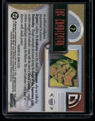 1994 SkyBox DC Master Series The Eradicator #7 - DC Card Single