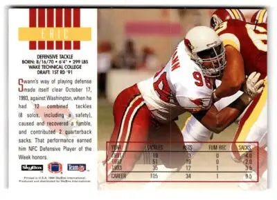 1994 SkyBox Impact #7 Eric Swann - Football Card Single