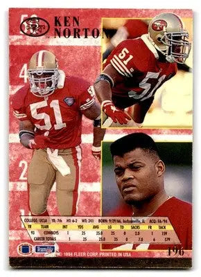 1994 Ultra #496 Ken Norton - Football Card Single