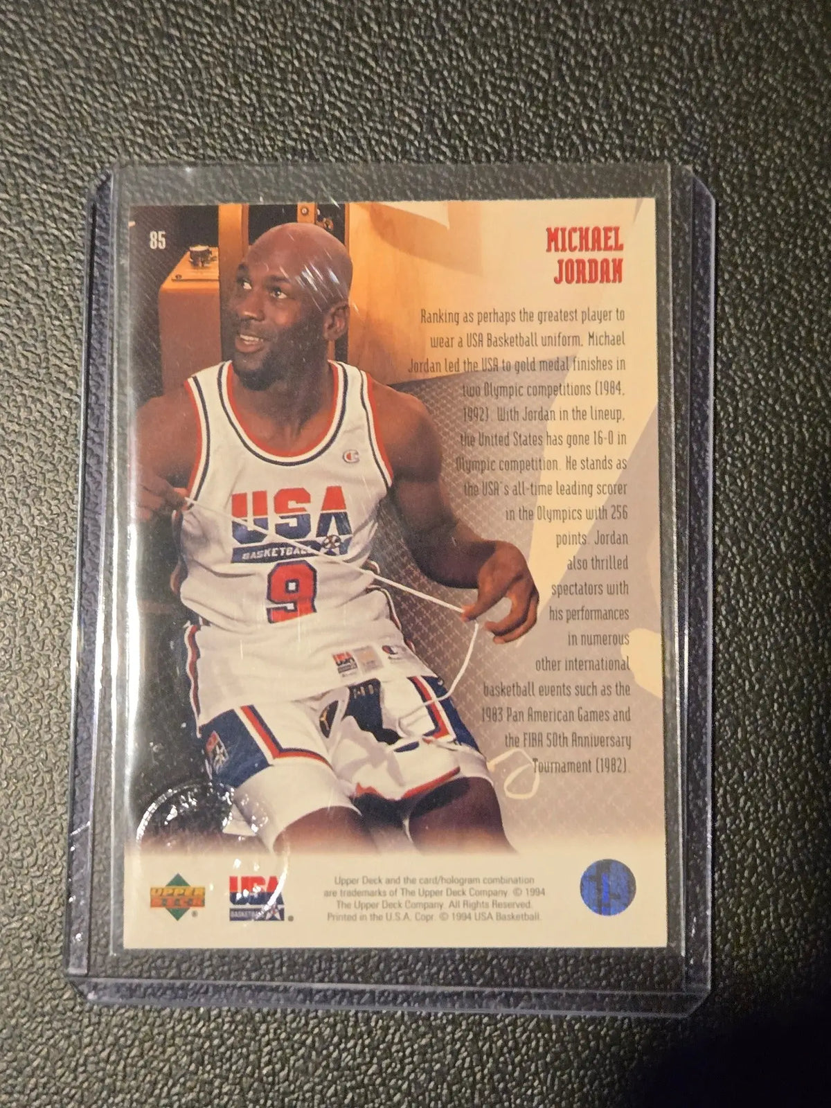 1994 Upper Deck USA #85 Michael Jordan - Basketball Card Single
