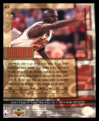 1995-96 Collector’s Choice The Jordan Collection #JC3 Michael Jordan