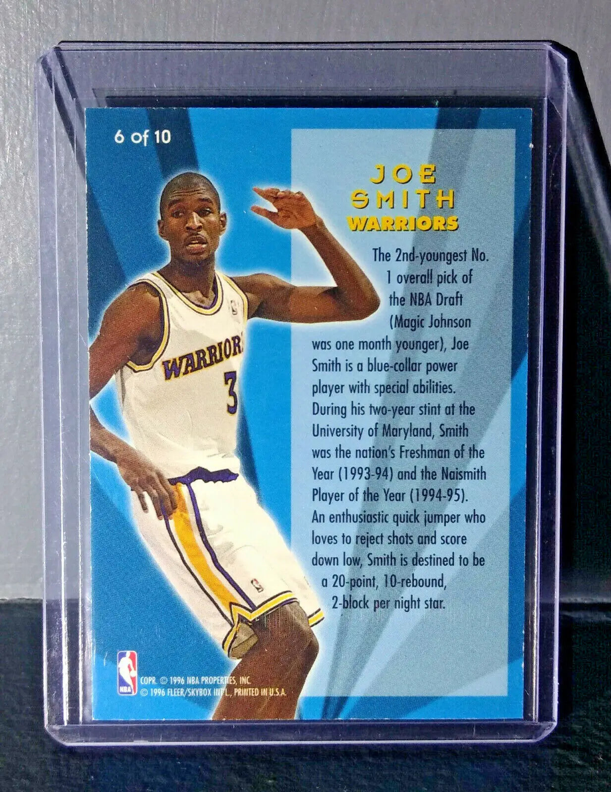 1995-96 Joe Smith Fleer Ultra All-Rookies #6 Basketball Card - Basketball Card Single