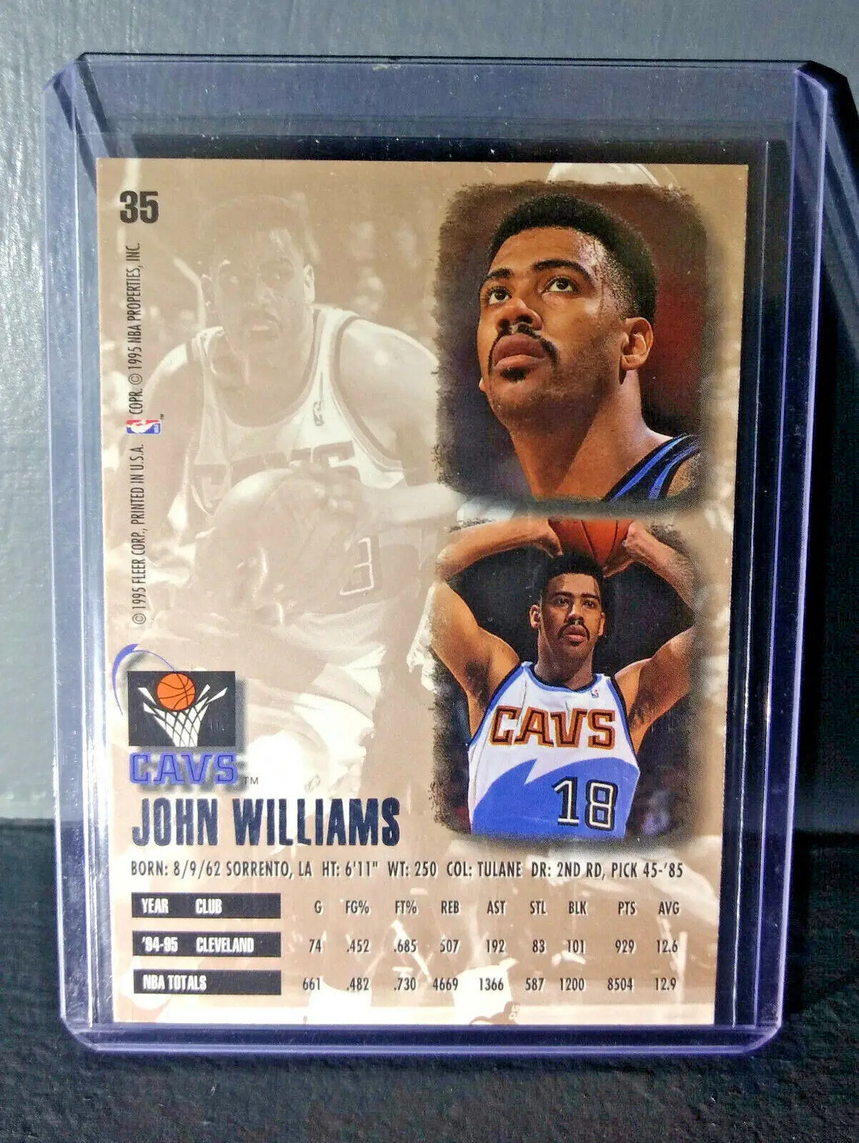 1995-96 John Williams Fleer Ultra Gold Medallion #35 Basketball Card - Basketball Card Single