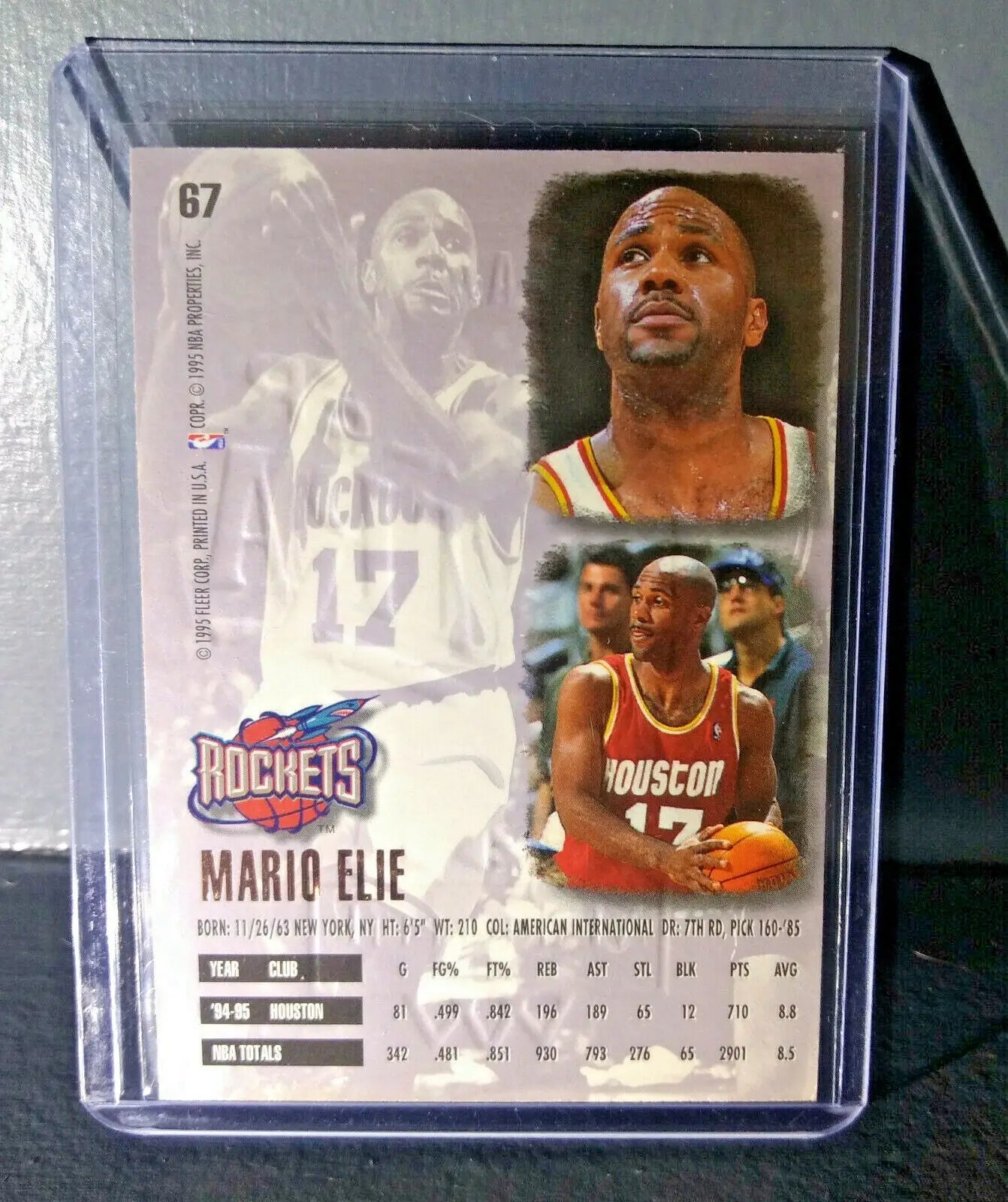 1995-96 Mario Elie Fleer Ultra Gold Medallion #67 Basketball Card - Basketball Card Single