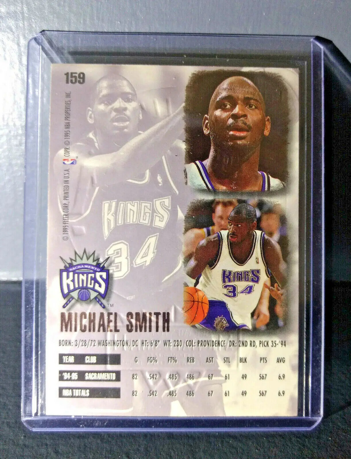 1995-96 Michael Smith Fleer Ultra Gold Medallion #159 Basketball Card - Basketball Card Single